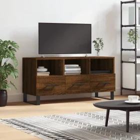 Mueble de TV madera de ingeniería marrón roble 102x36x50 cm von , TV-Möbel - Ref: Foro24-829067, Preis: 84,43 €, Rabatt: %