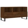 Mueble de TV madera de ingeniería marrón roble 102x36x50 cm by , TV Furniture - Ref: Foro24-829067, Price: 84,43 €, Discount: %