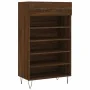 Zapatero madera de ingeniería roble marrón 60x35x105 cm de , Armarios y almacenamiento - Ref: Foro24-829611, Precio: 72,84 €,...