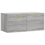 Armario de pared madera de ingeniería gris Sonoma 80x36,5x35 cm de , Taquillas y armarios de almacenamiento - Ref: Foro24-830...