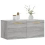 Armario de pared madera de ingeniería gris Sonoma 80x36,5x35 cm de , Taquillas y armarios de almacenamiento - Ref: Foro24-830...