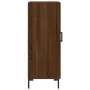 Aparador madera de ingeniería marrón roble 34,5x34x90 cm de , Aparadores - Ref: Foro24-830451, Precio: 62,54 €, Descuento: %