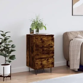 Aparador madera de ingeniería roble ahumado 40x35x70 cm von , Sideboards - Ref: Foro24-831097, Preis: 59,85 €, Rabatt: %