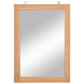 Espejo de pared madera de teca maciza 50x70 cm by , Mirrors - Ref: Foro24-246501, Price: 59,93 €, Discount: %