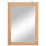 Espejo de pared madera de teca maciza 50x70 cm by , Mirrors - Ref: Foro24-246501, Price: 58,35 €, Discount: %