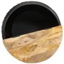 Mesa de centro redonda de madera maciza de mango 53x43 cm de , Mesas de centro - Ref: Foro24-287484, Precio: 188,34 €, Descue...