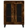Aparador de madera de ingeniería roble ahumado 69,5x34x90 cm by , Sideboards - Ref: Foro24-827817, Price: 86,85 €, Discount: %