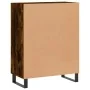 Aparador de madera de ingeniería roble ahumado 69,5x34x90 cm by , Sideboards - Ref: Foro24-827817, Price: 86,85 €, Discount: %