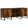 Mueble discos madera contrachapada roble ahumado 121x38x48 cm by , CD and DVD storage - Ref: Foro24-831689, Price: 96,87 €, D...