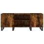 Mueble discos madera contrachapada roble ahumado 121x38x48 cm by , CD and DVD storage - Ref: Foro24-831689, Price: 96,87 €, D...