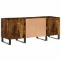 Mueble discos madera contrachapada roble ahumado 121x38x48 cm by , CD and DVD storage - Ref: Foro24-831689, Price: 96,87 €, D...