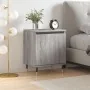 Mesita de noche madera de ingeniería gris Sonoma 40x30x50 cm de , Mesitas de noche - Ref: Foro24-826824, Precio: 40,03 €, Des...