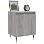 Mesita de noche madera de ingeniería gris Sonoma 40x30x50 cm de , Mesitas de noche - Ref: Foro24-826824, Precio: 40,03 €, Des...