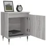 Mesita de noche madera de ingeniería gris Sonoma 40x30x50 cm de , Mesitas de noche - Ref: Foro24-826824, Precio: 40,03 €, Des...