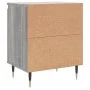 Mesita de noche madera de ingeniería gris Sonoma 40x30x50 cm de , Mesitas de noche - Ref: Foro24-826824, Precio: 40,03 €, Des...