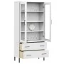 Librería patas de metal OSLO madera maciza blanco 85x35x172,5cm von , Bücherregale und Regale - Ref: Foro24-350993, Preis: 35...