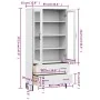 Librería patas de metal OSLO madera maciza blanco 85x35x172,5cm von , Bücherregale und Regale - Ref: Foro24-350993, Preis: 35...