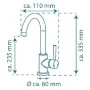 SCHÜTTE Grifo mezclador con caño alto CORNWALL baja presión negro mate von , Wasserhähne - Ref: Foro24-435076, Preis: 107,58 ...