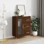 Aparador de madera de ingeniería marrón roble 69,5x34x90 cm by , Sideboards - Ref: Foro24-828035, Price: 70,80 €, Discount: %