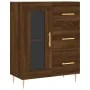 Aparador de madera de ingeniería marrón roble 69,5x34x90 cm by , Sideboards - Ref: Foro24-828035, Price: 70,80 €, Discount: %
