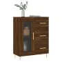 Aparador de madera de ingeniería marrón roble 69,5x34x90 cm by , Sideboards - Ref: Foro24-828035, Price: 70,80 €, Discount: %