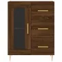 Aparador de madera de ingeniería marrón roble 69,5x34x90 cm by , Sideboards - Ref: Foro24-828035, Price: 70,80 €, Discount: %