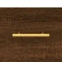 Aparador de madera de ingeniería marrón roble 69,5x34x90 cm by , Sideboards - Ref: Foro24-828035, Price: 70,80 €, Discount: %