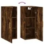 Armario de pared roble ahumado 34,5x34x90 cm by , Sideboards - Ref: Foro24-828849, Price: 49,84 €, Discount: %