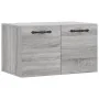 Armario de pared madera de ingeniería gris Sonoma 60x36,5x35 cm by , Lockers and storage cabinets - Ref: Foro24-830018, Price...