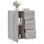 Aparador de madera de ingeniería gris Sonoma 69,5x34x90 cm de , Aparadores - Ref: Foro24-830250, Precio: 77,14 €, Descuento: %