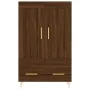 Aparador alto madera de ingeniería roble marrón 69,5x31x115 cm von , Sideboards - Ref: Foro24-830315, Preis: 85,62 €, Rabatt: %