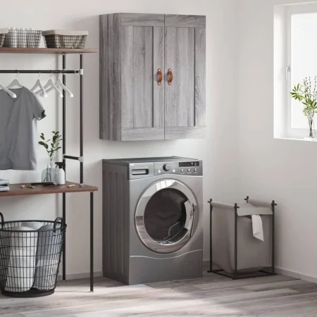 Armario de pared madera ingeniería gris Sonoma 69,5x34x90 cm de , Aparadores - Ref: Foro24-830362, Precio: 68,39 €, Descuento: %
