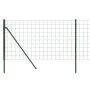 Cerca de alambre de acero galvanizado verde 1,1x10 m de , Paneles de vallas - Ref: Foro24-154082, Precio: 73,46 €, Descuento: %
