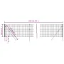 Cerca de alambre de acero galvanizado verde 1,1x10 m de , Paneles de vallas - Ref: Foro24-154082, Precio: 73,46 €, Descuento: %
