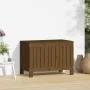 Caja de almacenaje jardín madera pino marrón miel 76x42,5x54 cm de , Cajas de almacenaje para exteriores - Ref: Foro24-823825...