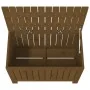 Caja de almacenaje jardín madera pino marrón miel 76x42,5x54 cm de , Cajas de almacenaje para exteriores - Ref: Foro24-823825...