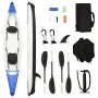 Kayak inflable poliéster azul 424x81x31 cm de , Kayaks - Ref: Foro24-93436, Precio: 533,89 €, Descuento: %