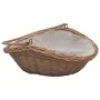 Cesta para leña con asas sauce marrón 57x46,5x52 cm by , Firewood bags and holders - Ref: Foro24-286987, Price: 65,00 €, Disc...