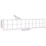 Jardinera arriate acero recubierto polvo antracita 396x100x68cm de , Maceteros y jardineras - Ref: Foro24-319076, Precio: 110...