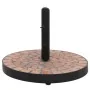 Base de sombrilla redonda color terracota 12 kg de , Bases para sombrillas - Ref: Foro24-362219, Precio: 72,24 €, Descuento: %