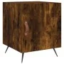 Mesita de noche madera de ingeniería roble ahumado 40x40x50 cm de , Mesitas de noche - Ref: Foro24-827510, Precio: 28,59 €, D...