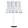 Pantalla para lámpara mimbre blanco Ø30x20 cm by , Lampshades - Ref: Foro24-364383, Price: 27,87 €, Discount: %