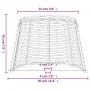 Pantalla para lámpara mimbre blanco Ø30x20 cm by , Lampshades - Ref: Foro24-364383, Price: 27,87 €, Discount: %