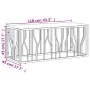 Mesa de centro acero inoxidable madera maciza reciclada dorada by , Coffee table - Ref: Foro24-350054, Price: 128,67 €, Disco...