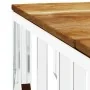 Mesa de centro acero inoxidable y madera maciza acacia plateada von , Couchtisch - Ref: Foro24-350063, Preis: 167,36 €, Rabat...