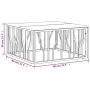 Mesa de centro acero inoxidable y madera maciza acacia plateada von , Couchtisch - Ref: Foro24-350063, Preis: 167,36 €, Rabat...