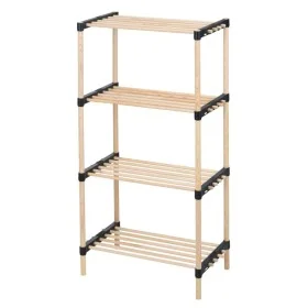 Storage solutions Zapatero con 4 estantes madera 49x28x92,5 cm by , Shoe racks and shoe organizers - Ref: Foro24-442514, Pric...