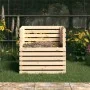 Compostador de madera maciza de pino 80x80x78 cm by , Composters - Ref: Foro24-822187, Price: 119,62 €, Discount: %