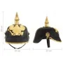 Réplica de casco de soldado prusiano LARP acero negro de , Armas coleccionables - Ref: Foro24-286118, Precio: 97,78 €, Descue...