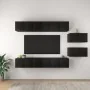 Set de muebles de TV salón 8 piezas madera contrachapada negro von , TV-Möbel - Ref: Foro24-3078832, Preis: 271,56 €, Rabatt: %